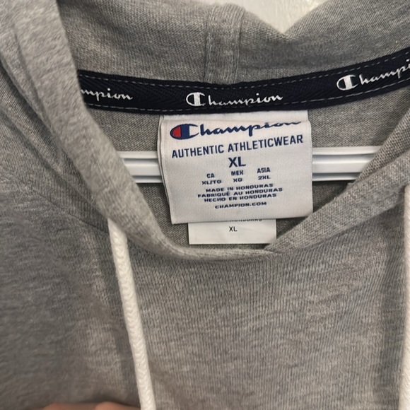 NEW Champion Hoodie Men XL Grey - Picture 2 of 4